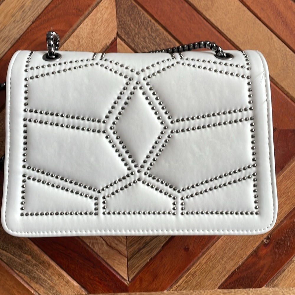 Black & white studded purse - Picture 3 of 5